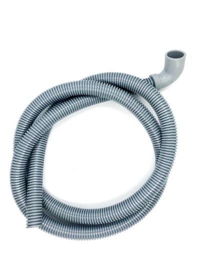 Mangueira de Saída de Água Sanfonada Curva Larva 2,5m